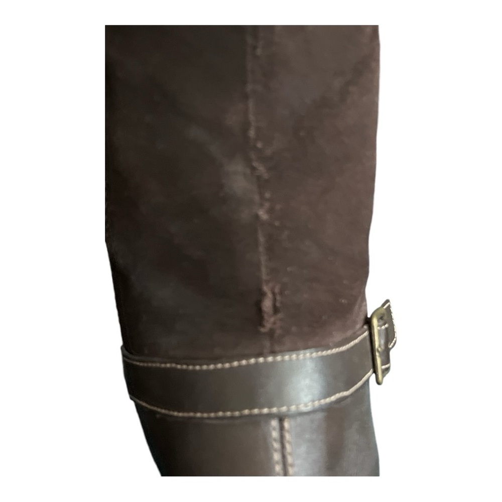 Naturalizer Women’s Brown Suede and Leather Jadis Boot Size 10M - Picture 7 of 9